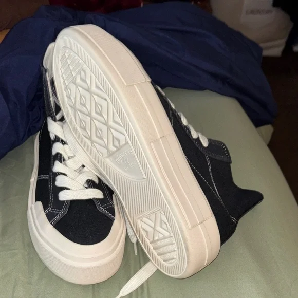 Converse Black and White High-Top Sneakers - Picture 10 of 13